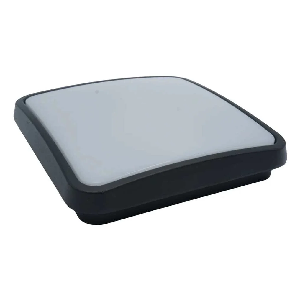 LUM DECORATIVO LED CUADRADA 20W 85-240V 3000K NEGRO LUCEK
