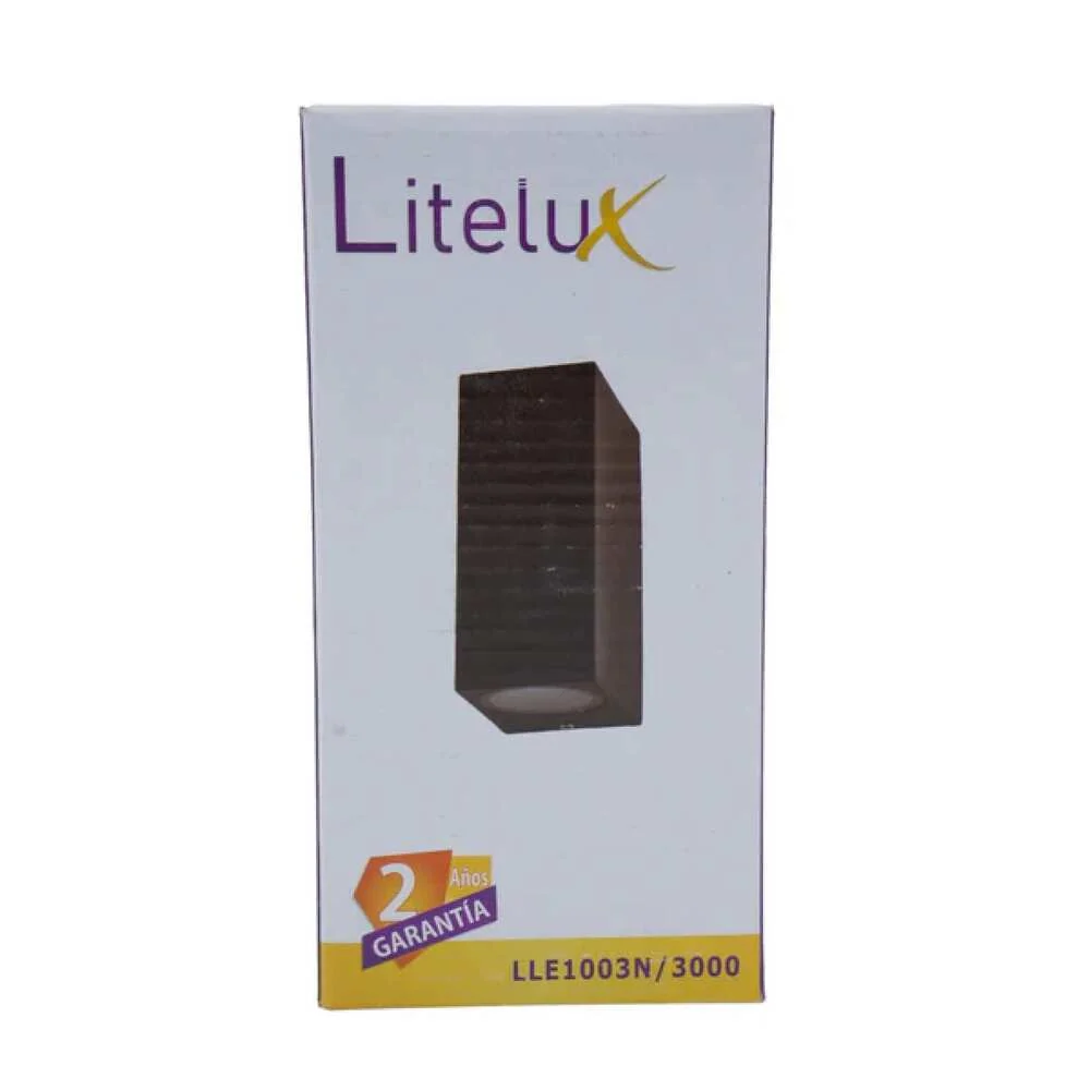 LUM DECORATIVO LED CUADRADO 10W 85-240V 3000K NEGRO LUCEK