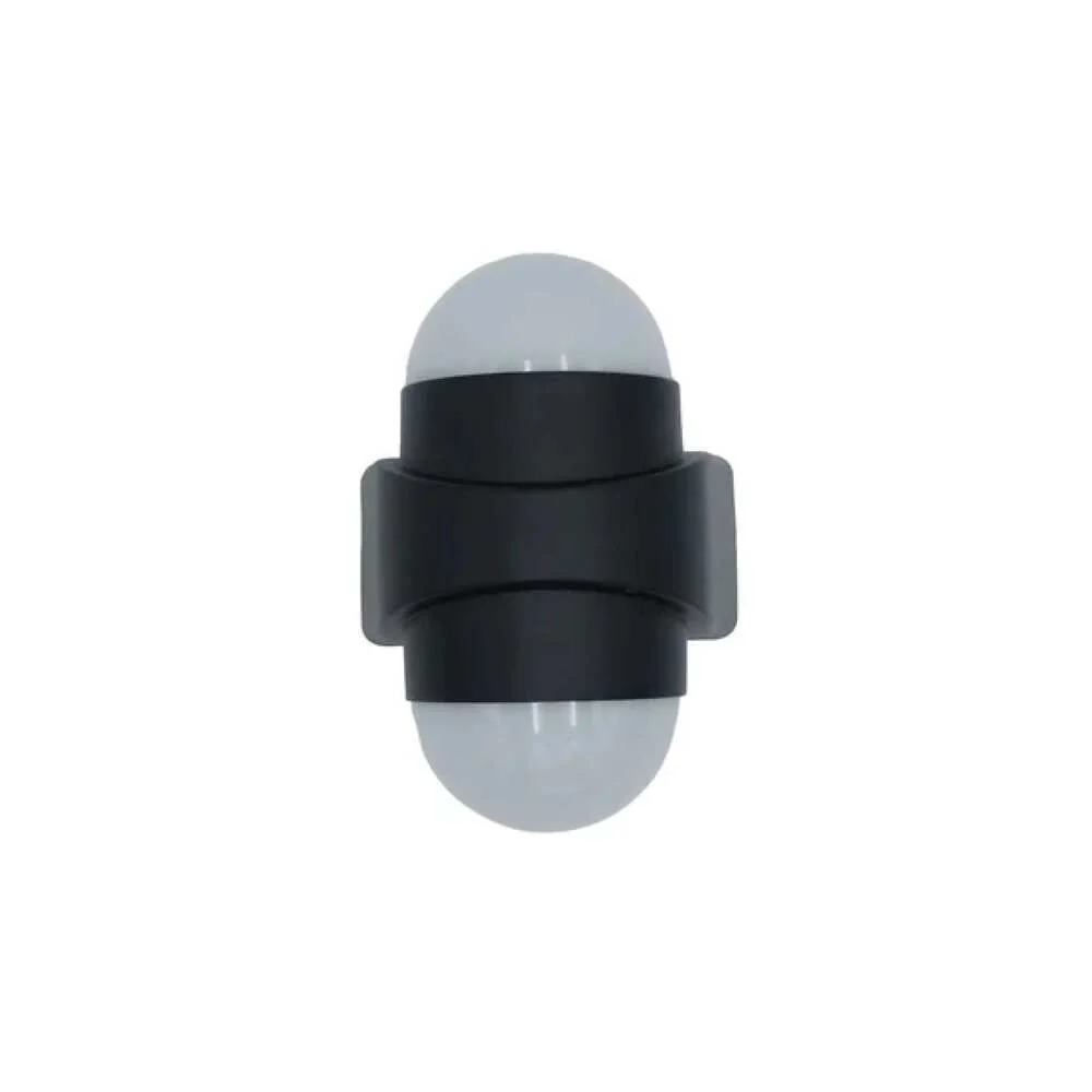 LUM DECORATIVO LED OVAL 10W 85-240V 3000K NEGRO LUCEK