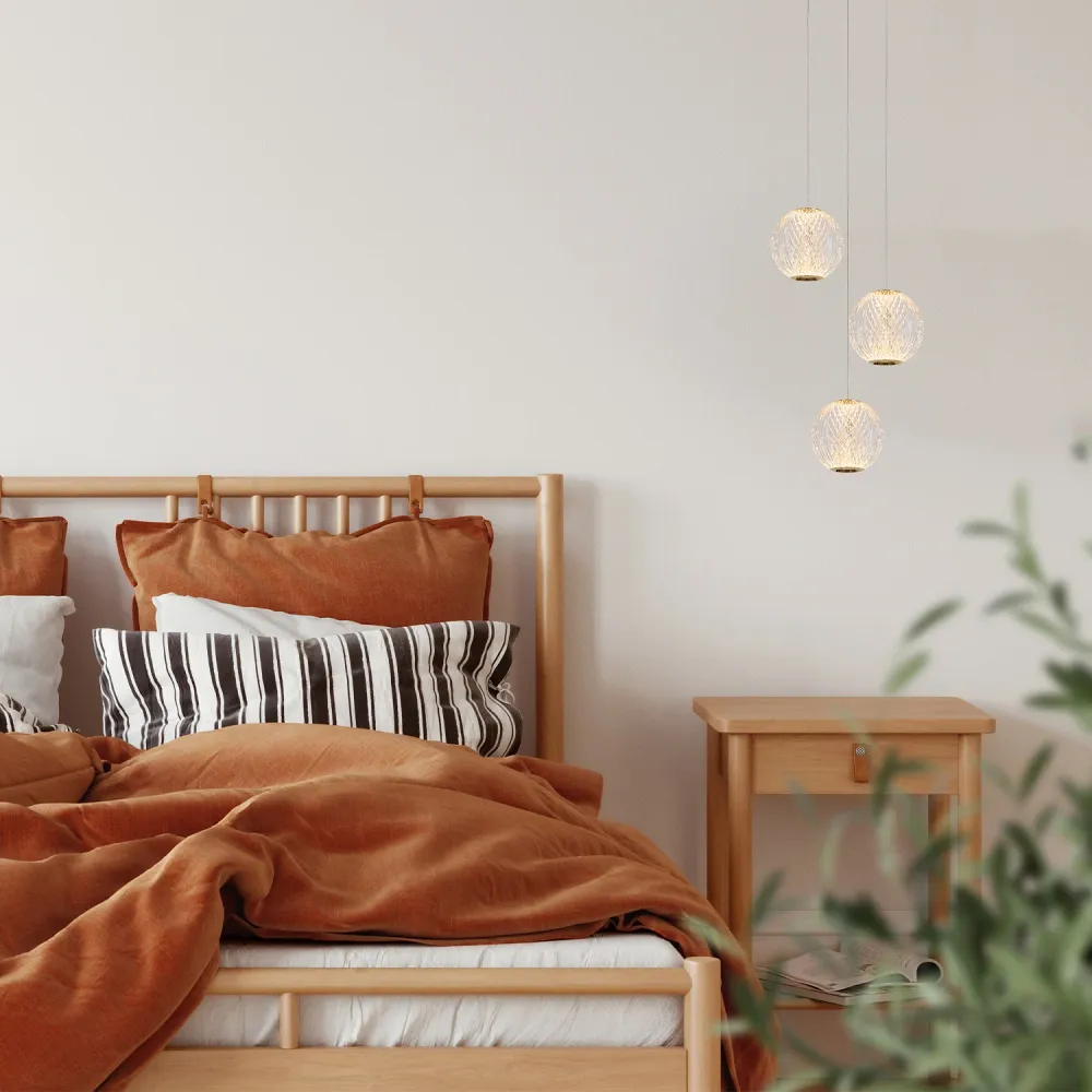 Hanglamp Cintra | 3 Lampen | Transparant Lucide