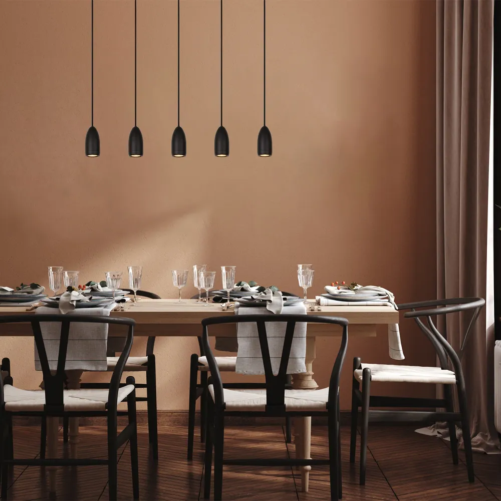 Hanglamp Evora | Zwart Lucide