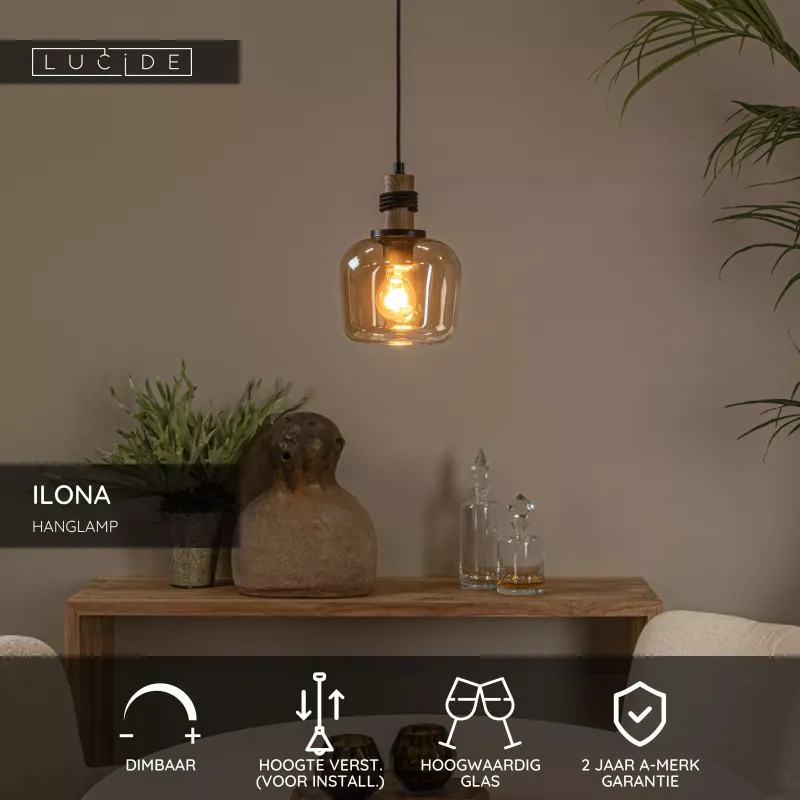 Hanglamp Ilona | Ø 18 cm | Lucide