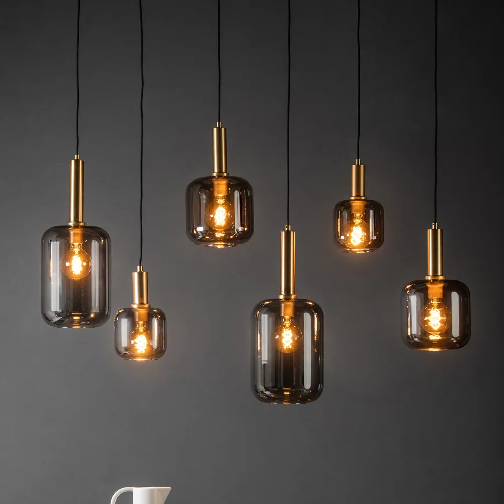 Hanglamp Joanet | 6 Lampen | Fumé Lucide