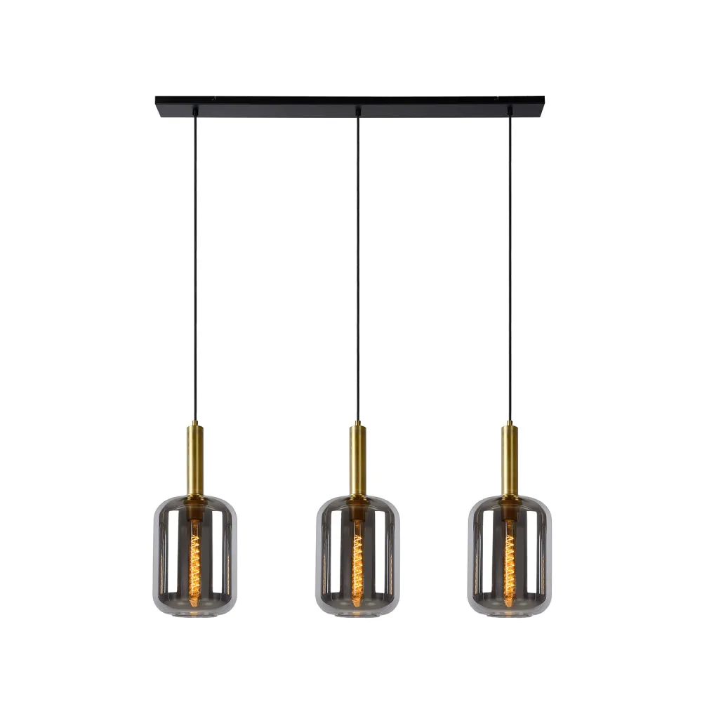 Hanglamp Joanet | 3 Lampen | Fumé Lucide