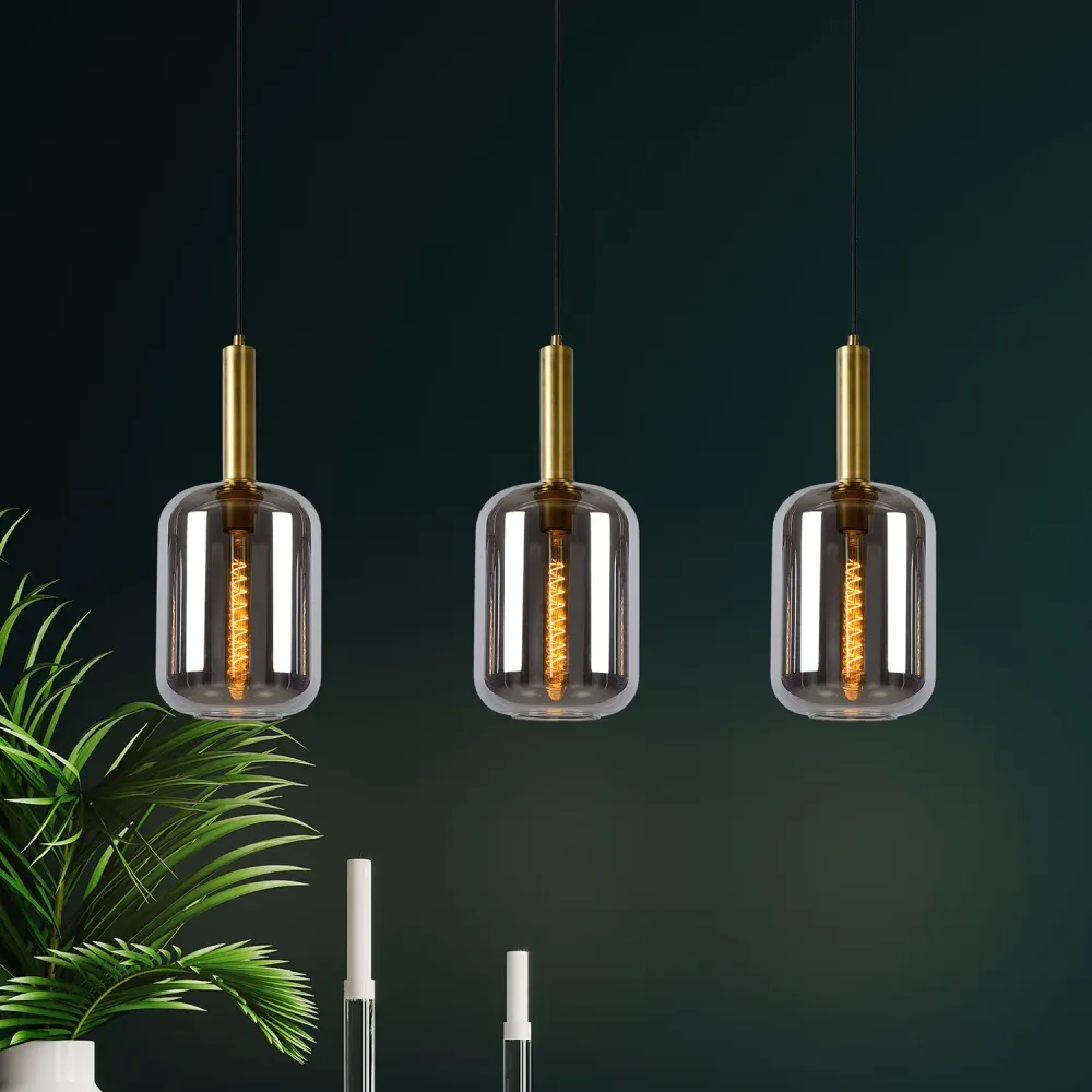 Hanglamp Joanet | 3 Lampen | Fumé Lucide