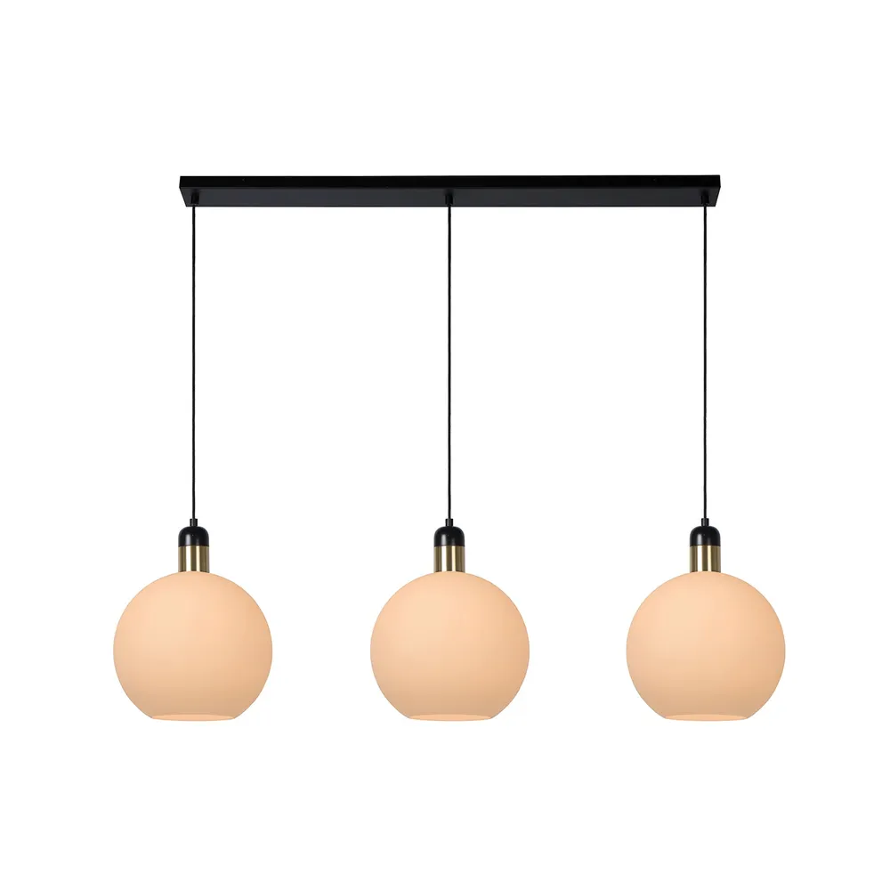 Hanglamp Julius | 3 Lampen | E27 | Opaal Lucide