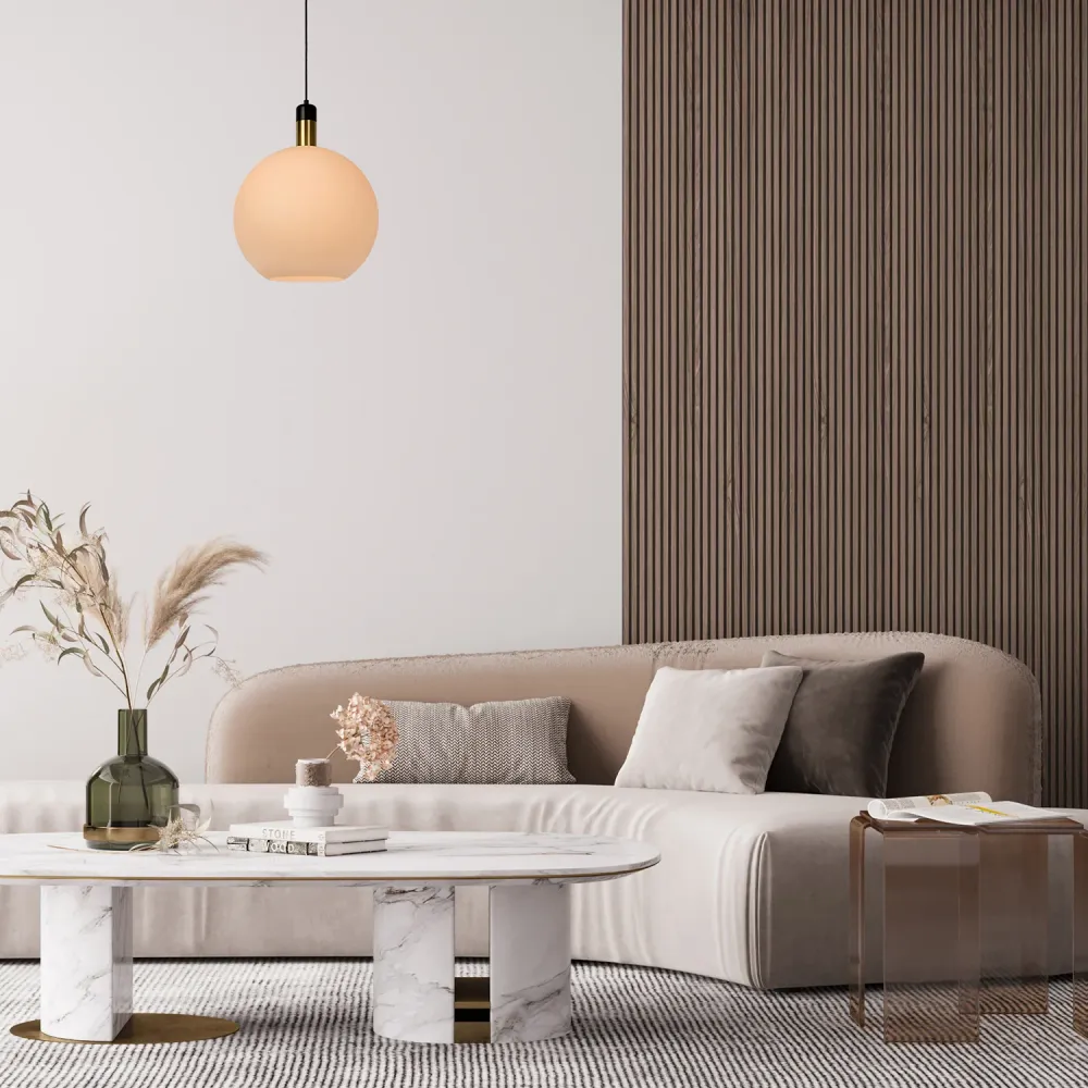 Hanglamp Julius | 3 Lampen | E27 | Opaal Lucide