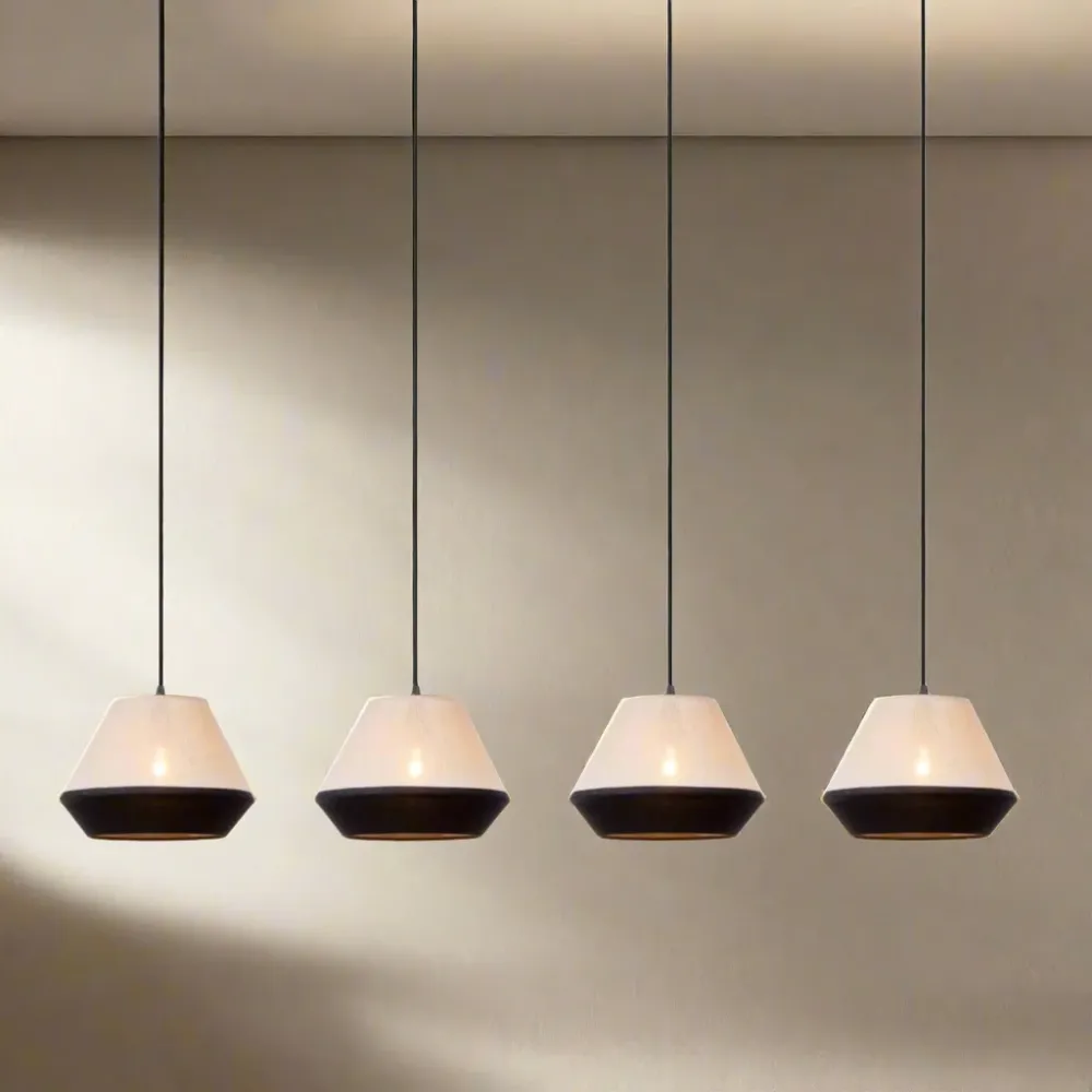 Hanglamp Kala | Taupe Linnen Lucide