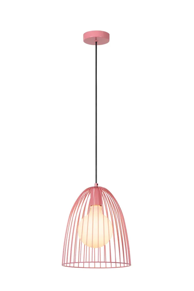 Hanglamp Macarons | Roze Metaal Lucide