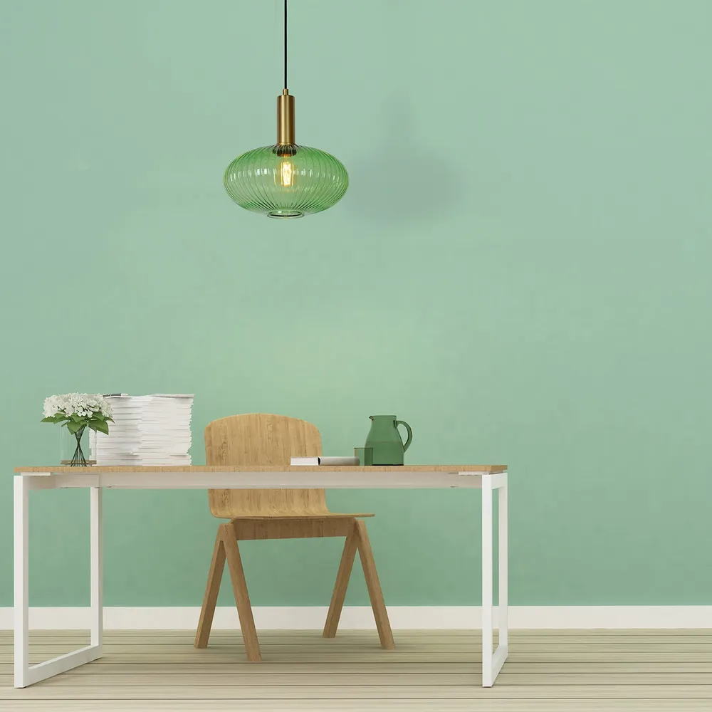 Hanglamp Maloto | Ø 30 cm | Groen Lucide
