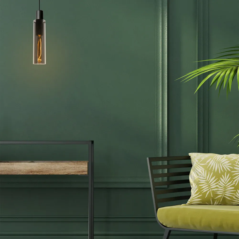 Hanglamp Orlando | 1 Lamp | Fumé Lucide