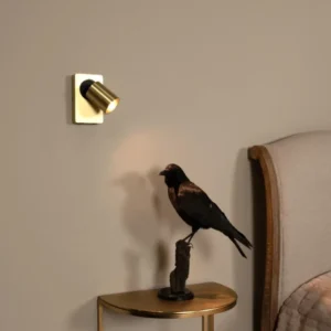 Lucide bedlamp NIGEL - 1xGU10 - Mat Goud / Messing