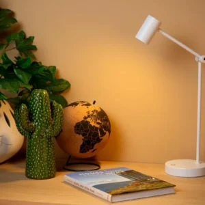 Lucide bureaulamp TIPIK - Geïntegreerde LED - Wit
