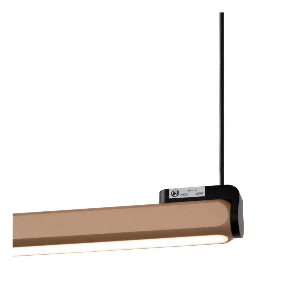 Lucide hanglamp BRAGA - Geïntegreerde LED - Koffie