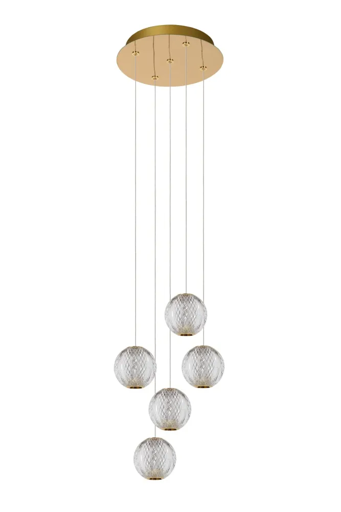 Lucide hanglamp CINTRA - Geïntegreerde LED - Transparant