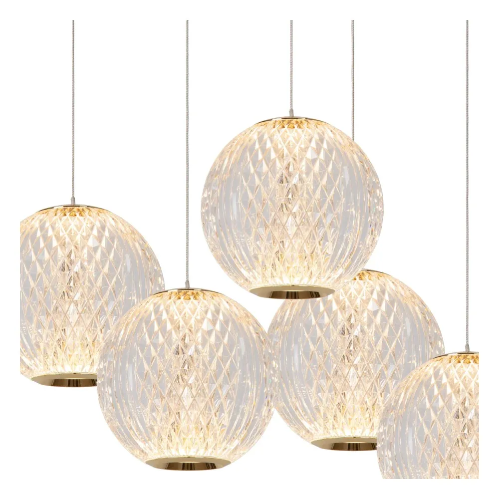 Lucide hanglamp CINTRA - Geïntegreerde LED - Transparant