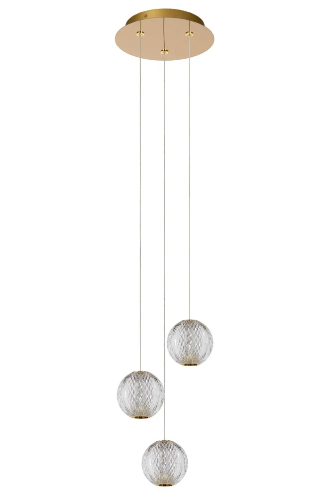 Lucide hanglamp CINTRA - Geïntegreerde LED - Transparant