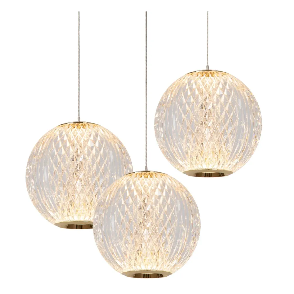 Lucide hanglamp CINTRA - Geïntegreerde LED - Transparant