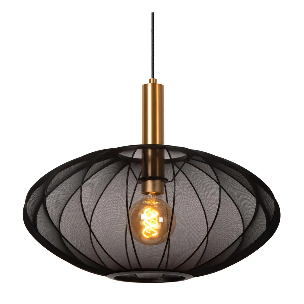 Lucide hanglamp CORINA - 1xE27 - Zwart