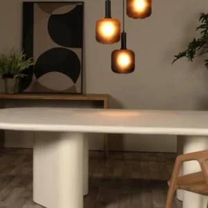 Lucide hanglamp ELOISE - 3xE27 - Zwart