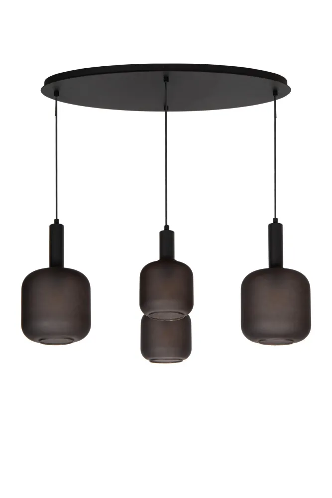 Lucide hanglamp ELOISE - 4xE27 - Zwart