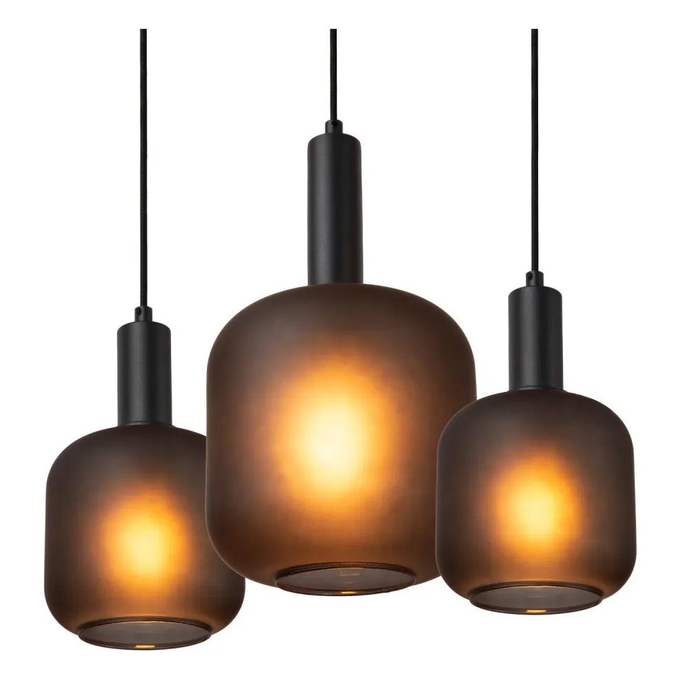 Lucide hanglamp ELOISE - 7xE27 - Zwart