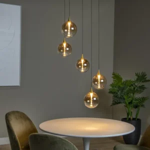 Lucide hanglamp GISELA - Geïntegreerde LED - Amber