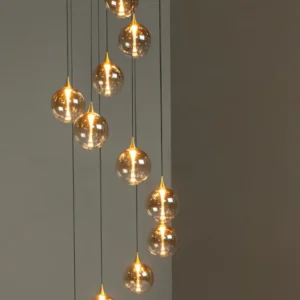 Lucide hanglamp GISELA - Geïntegreerde LED - Amber