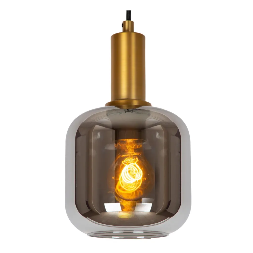 Lucide hanglamp JOANET - 1xE27 - Fumé