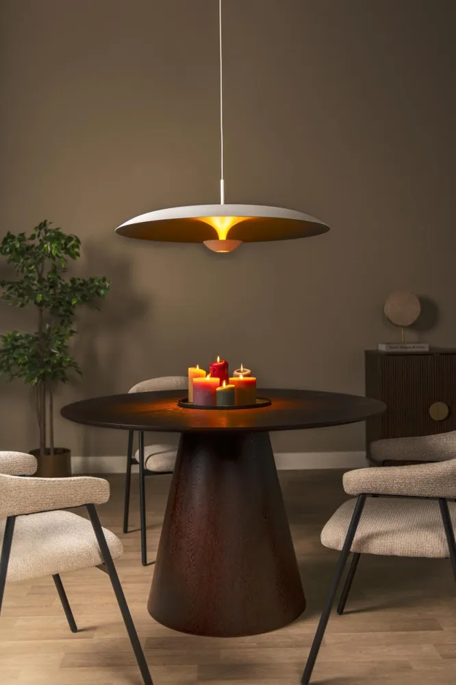 Lucide hanglamp KENNETH - Geïntegreerde LED - Wit
