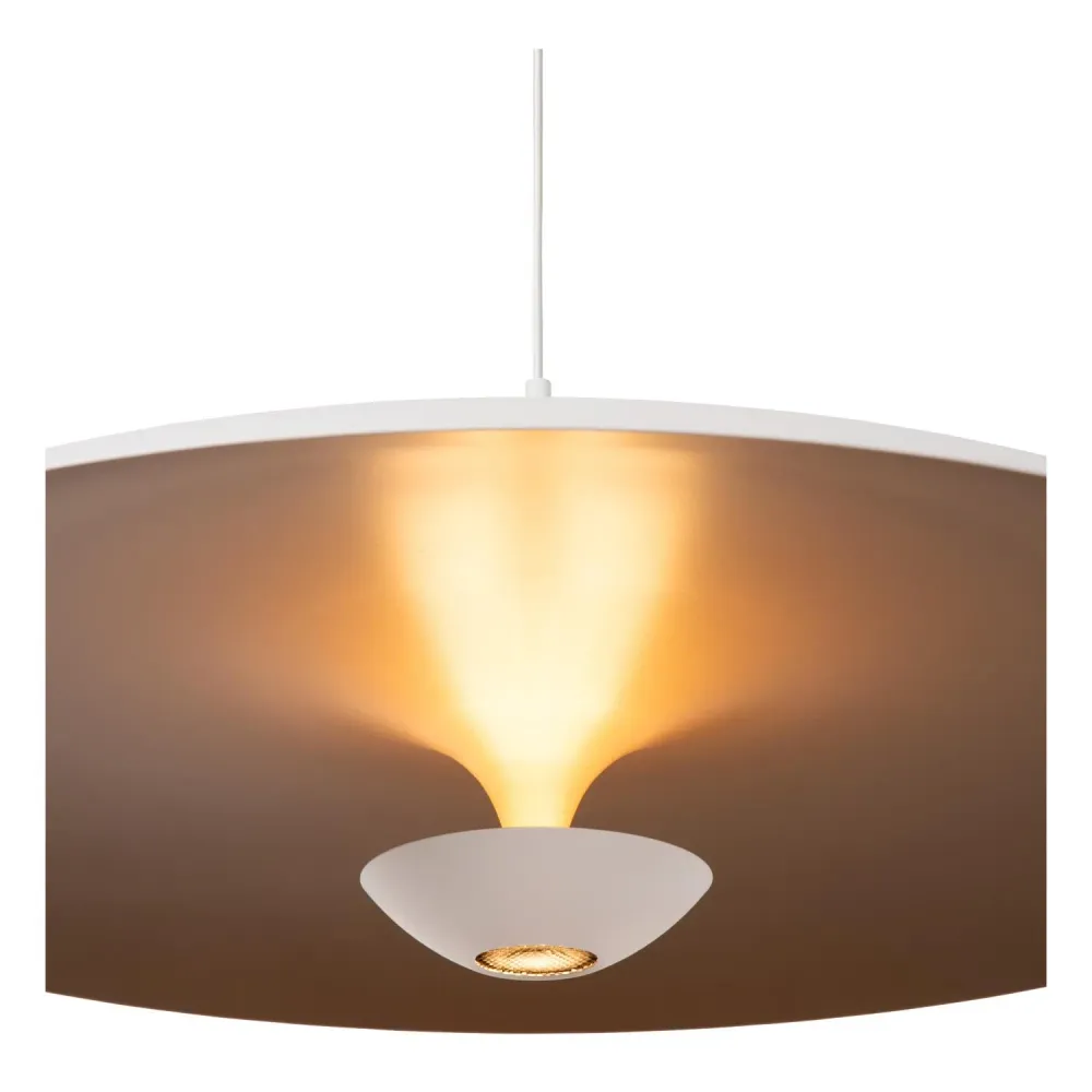 Lucide hanglamp KENNETH - Geïntegreerde LED - Wit
