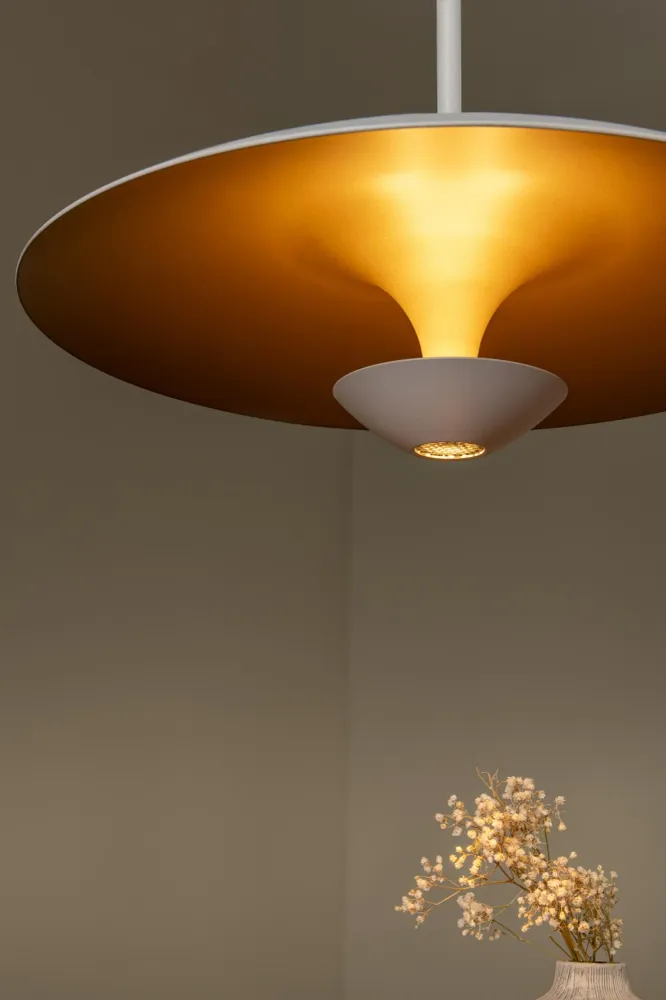 Lucide hanglamp KENNETH - Geïntegreerde LED - Wit