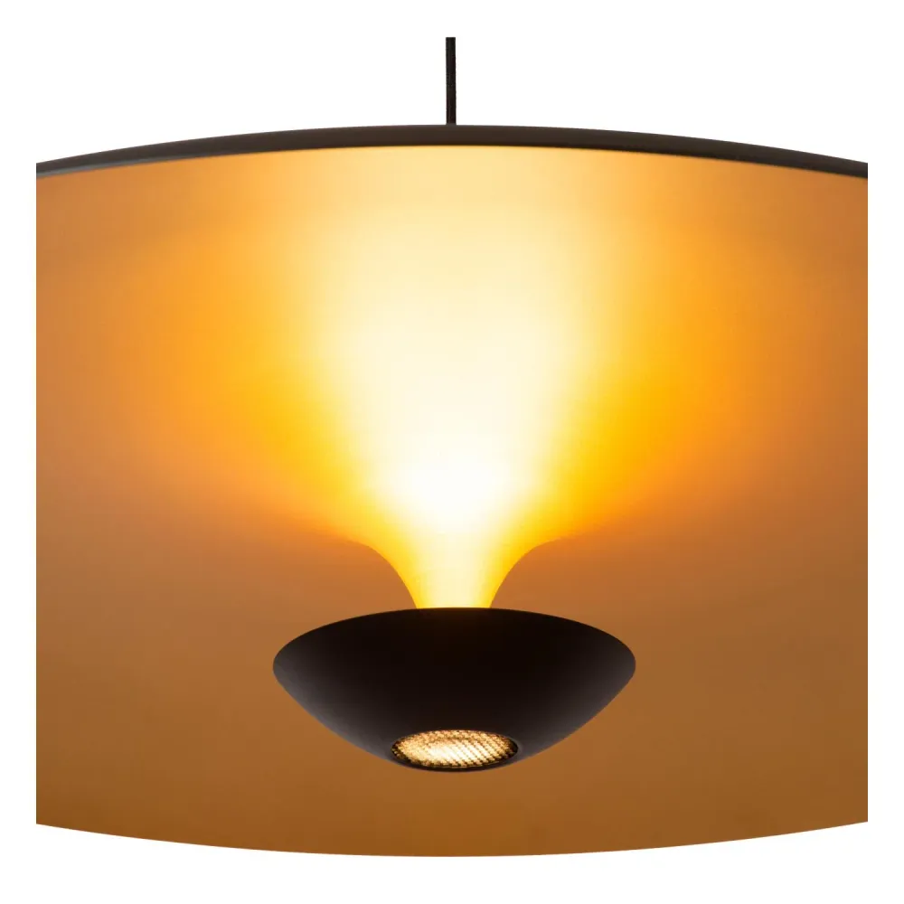 Lucide hanglamp KENNETH - Geïntegreerde LED - Zwart