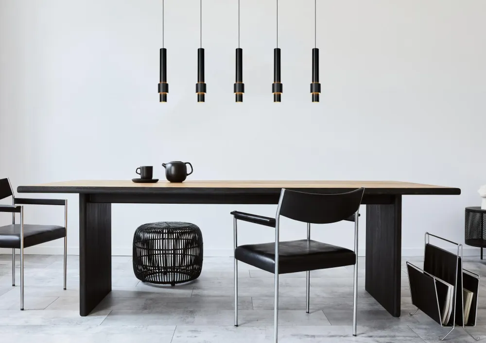 Lucide hanglamp MARGARY - Geïntegreerde LED - Zwart