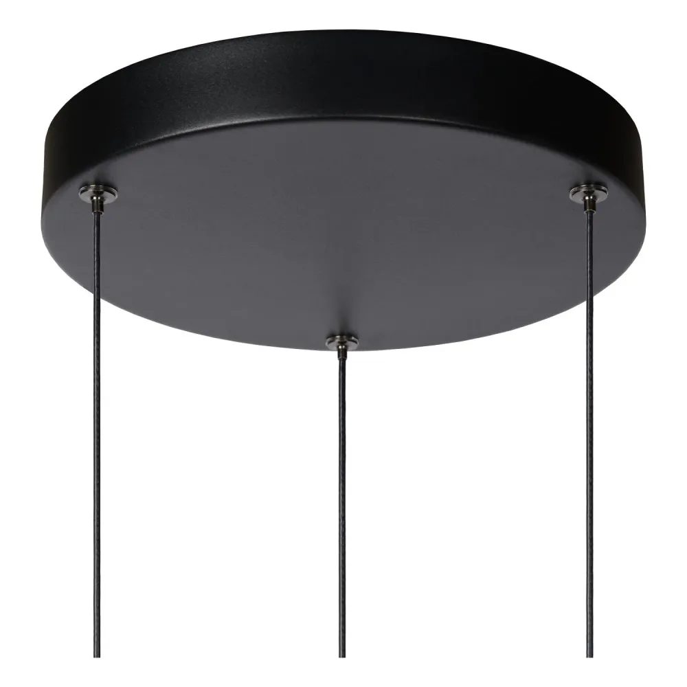 Lucide hanglamp MARGARY - Geïntegreerde LED - Zwart