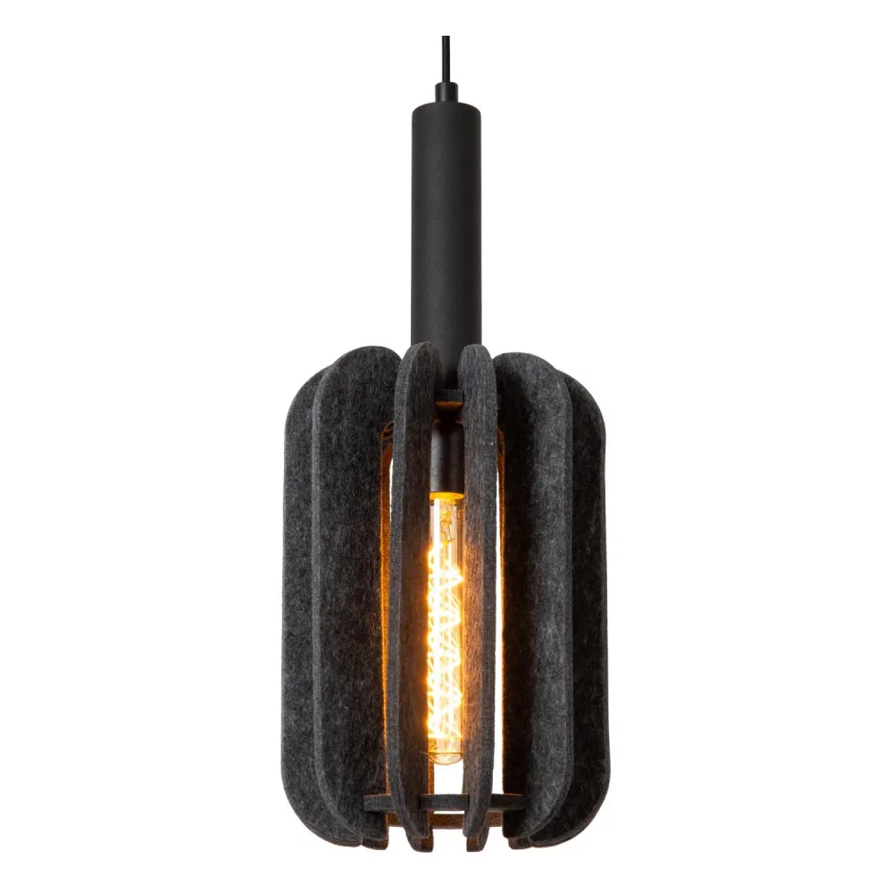Lucide hanglamp RAFAL - 1xE27 - Grijs