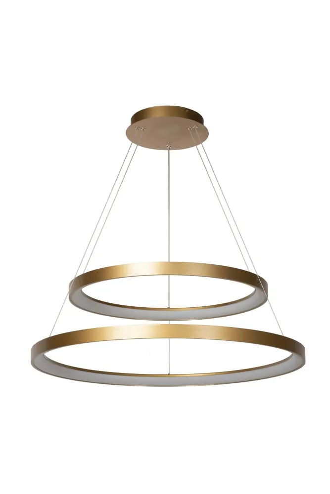 Lucide hanglamp VIDAL - Geïntegreerde LED - Mat Goud / Messing