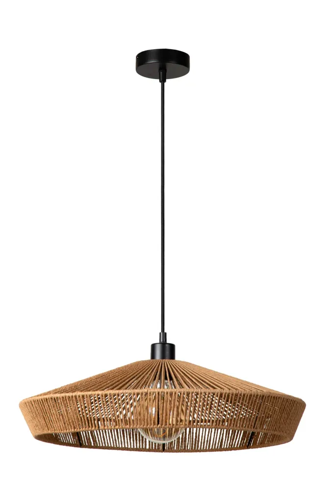 Lucide hanglamp YUNKAI - 1xE27 - Naturel