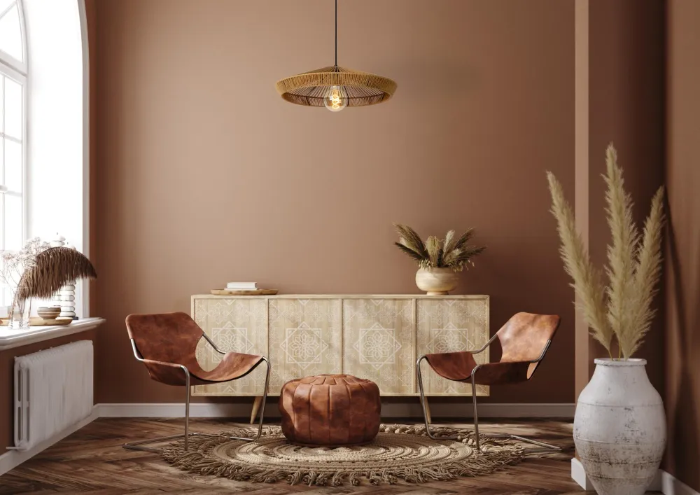 Lucide hanglamp YUNKAI - 1xE27 - Naturel