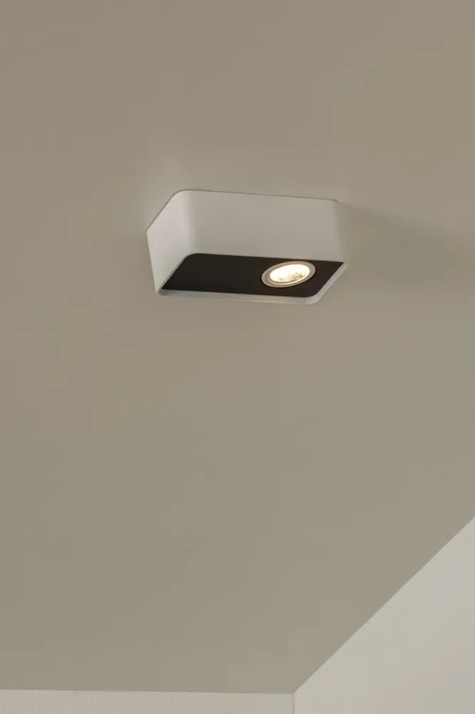 Lucide plafondspot ANGULAR - Geïntegreerde LED - Wit