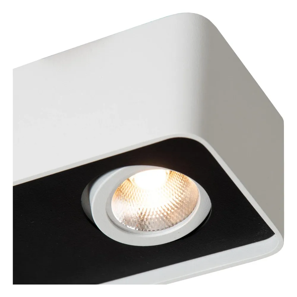 Lucide plafondspot ANGULAR - Geïntegreerde LED - Wit