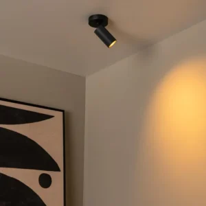 Lucide plafondspot CLUBS - 1xGU10 - Zwart