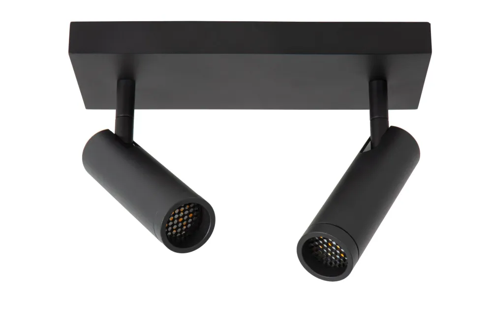 Lucide plafondspot GRADO - 2xGU10 (MR11) - Zwart