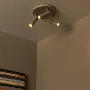 Lucide plafondspot GRADO - 3xGU10 (MR11) - Taupe