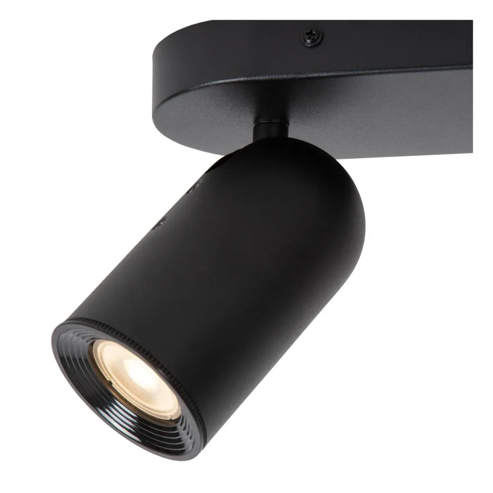 Lucide plafondspot PUNCH - 2xGU10 - Zwart