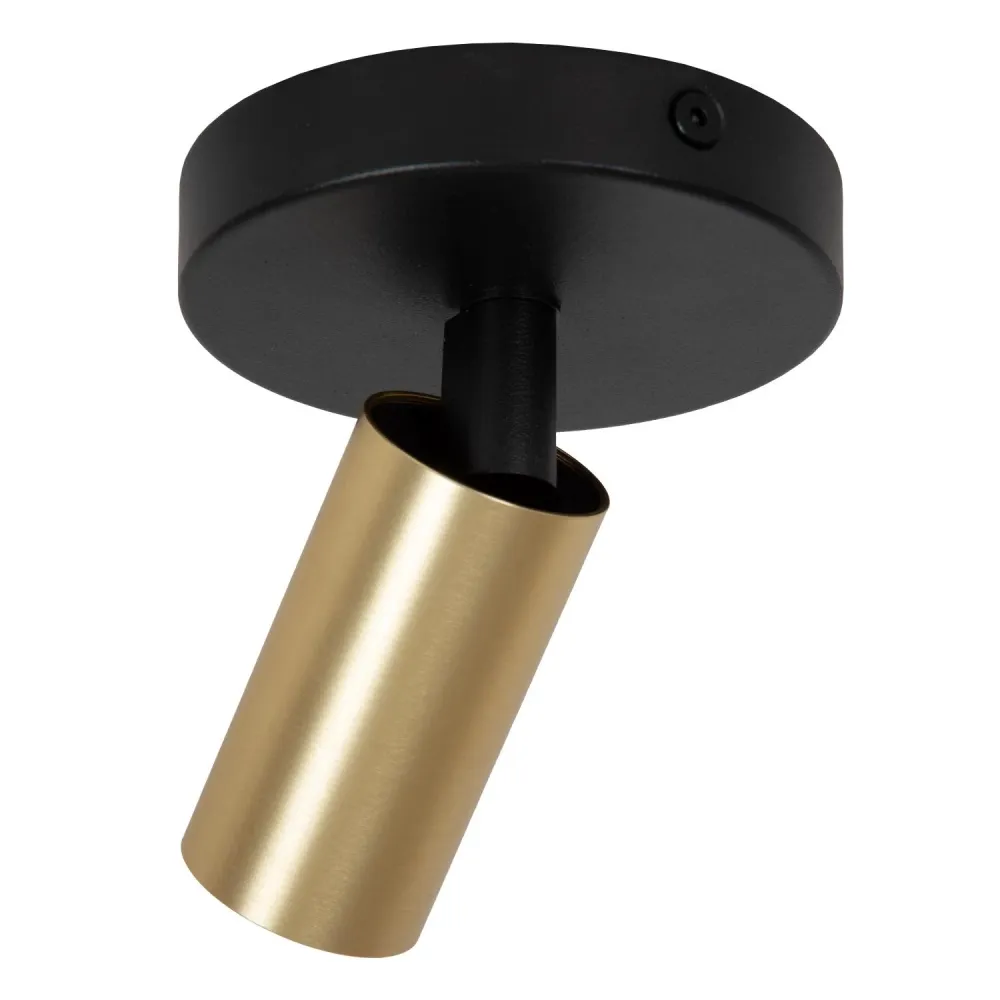 Lucide plafondspot RITMO - 1xGU10 (MR11) - Mat Goud / Messing