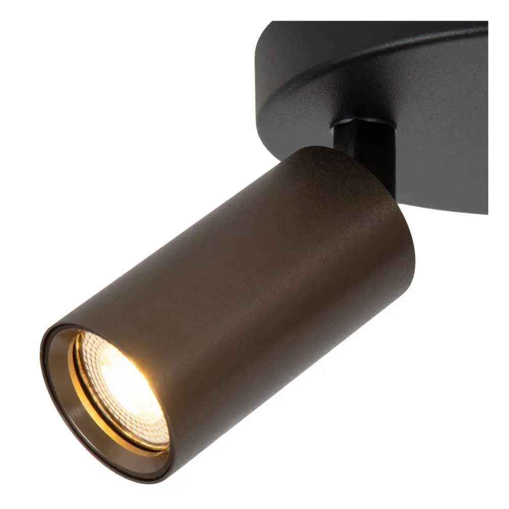 Lucide plafondspot RITMO - 2xGU10 (MR11) - Koffie