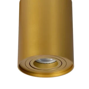 Lucide plafondspot TUBE - 1xGU10 - Mat Goud / Messing