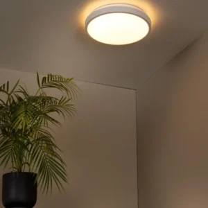 Lucide plafonnière badkamer DASHER - 1xGeïntegreerde LED - Wit