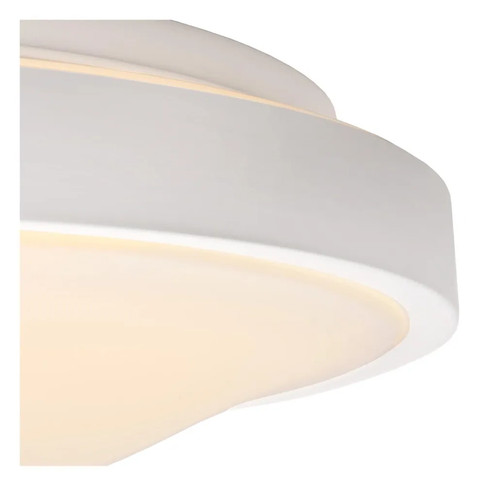 Lucide plafonnière badkamer DASHER - 1xGeïntegreerde LED - Wit